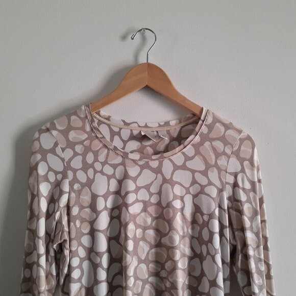 Corvino Neutral Prints Women's Long Sleeved Top Small - Picture 5 of 9
